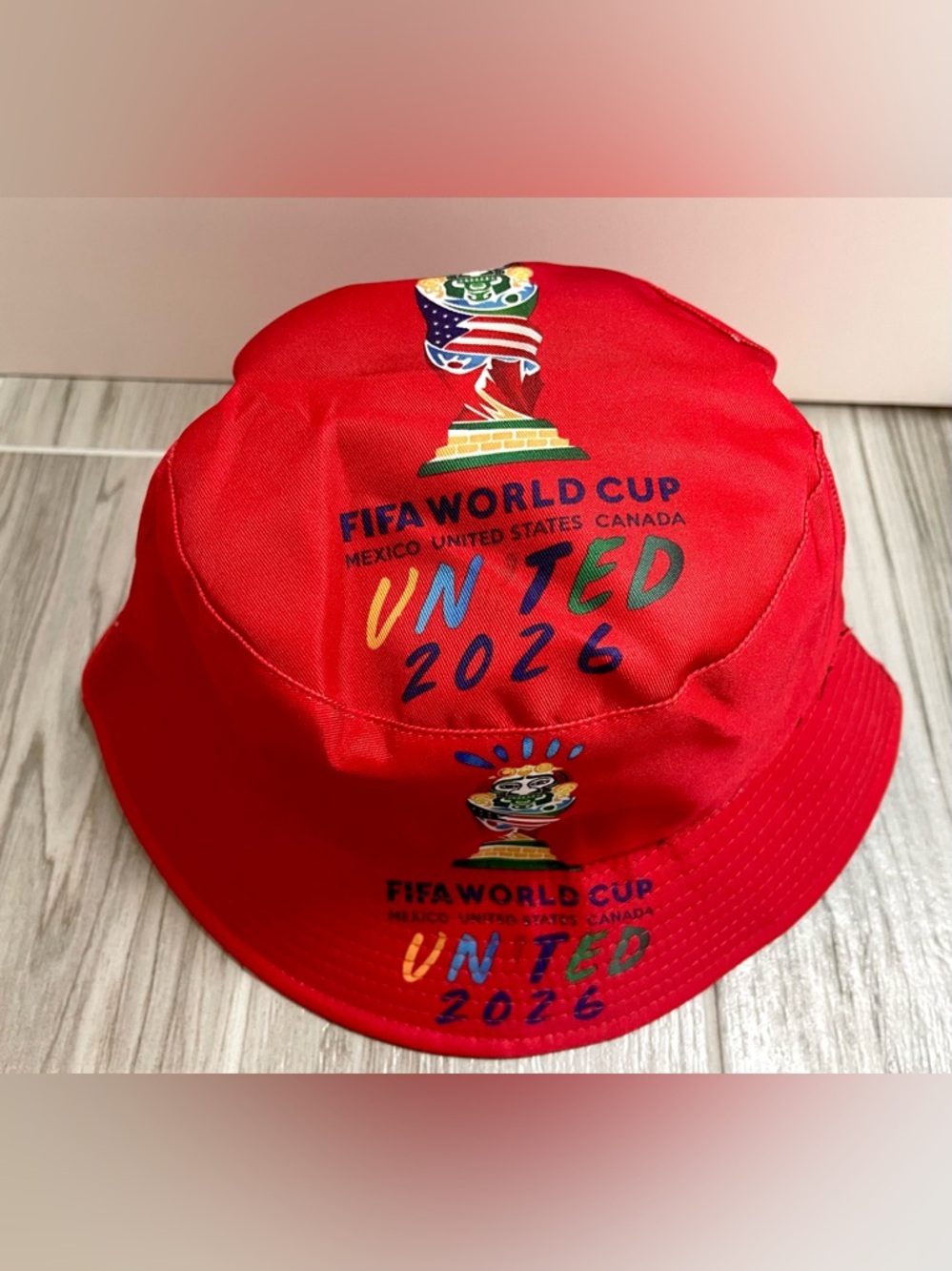 Unisex World Cup 2026 Red Bucket Hat